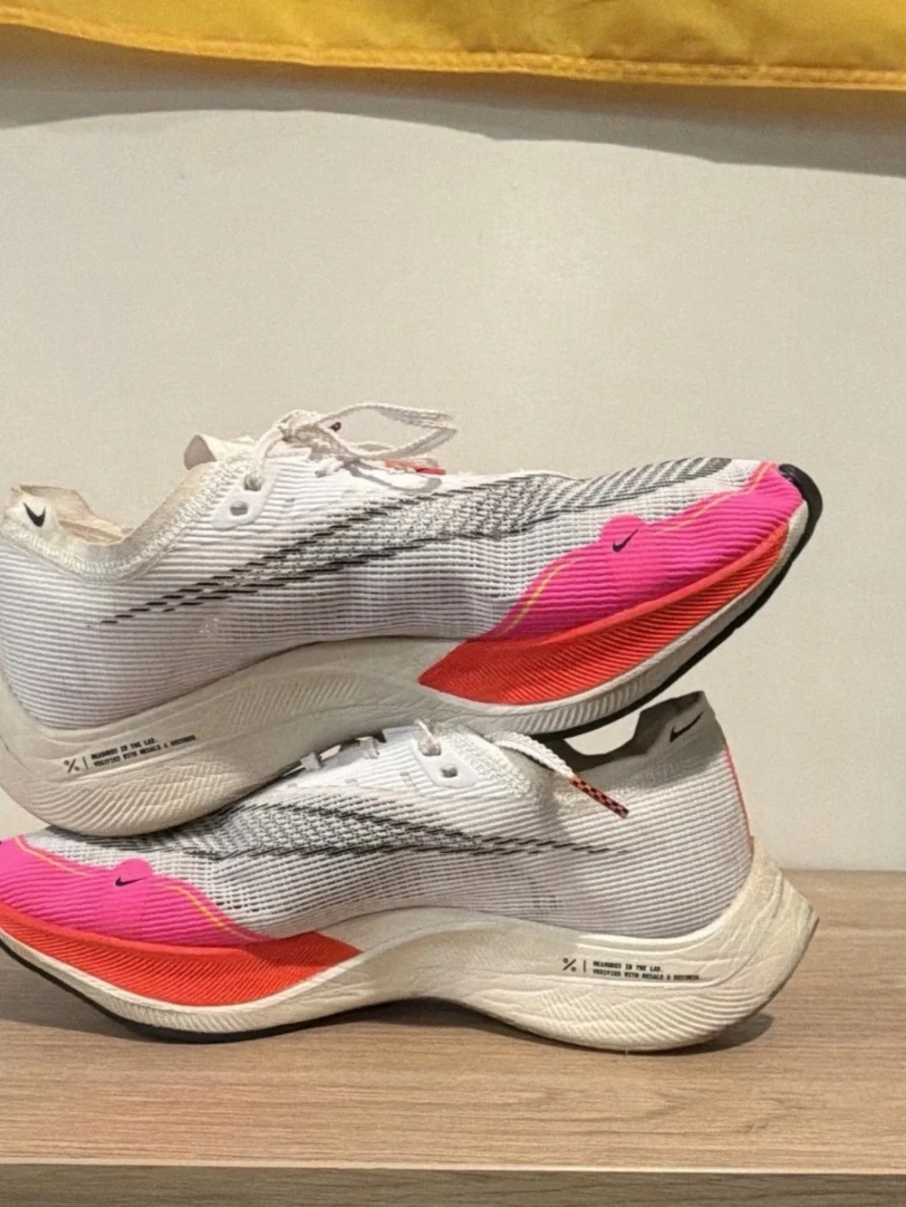 NIKE ZOOMX VAPORFLY NEXT% 2 WHITE PINK RUNNING SHOES DJ5458-100